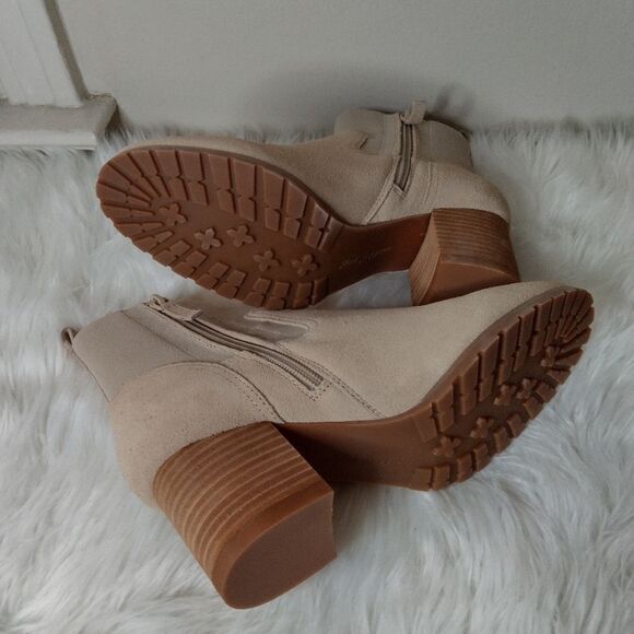 New Violet & Red loaded knit cuff bootie tan 7.5 - Picture 5 of 5